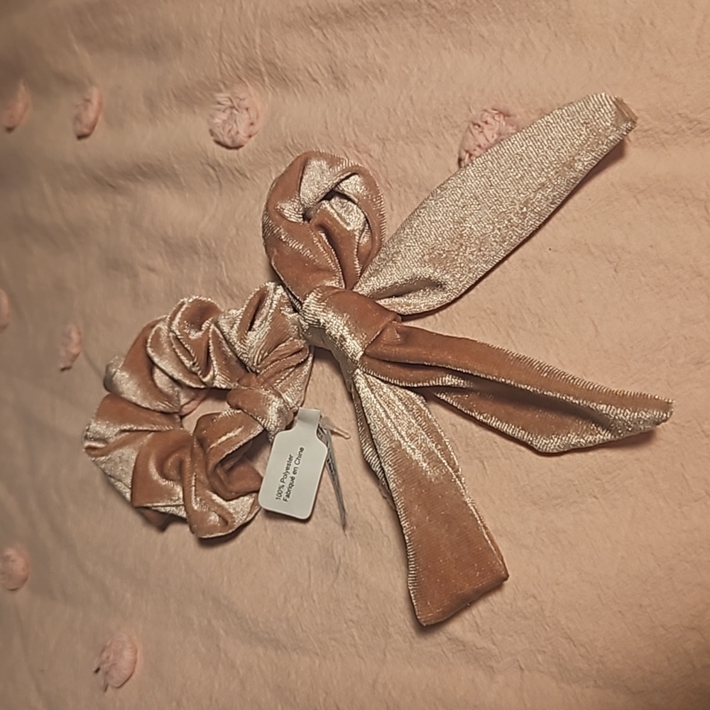 Gold Scrunchies